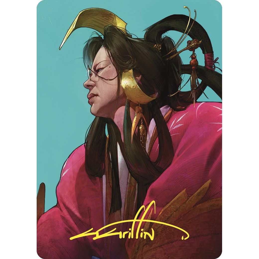 Image for Azami, Lady of Scrolls Art Card (Gold-Stamped Signature) (52) (ASCMM) - Magic: The Gathering