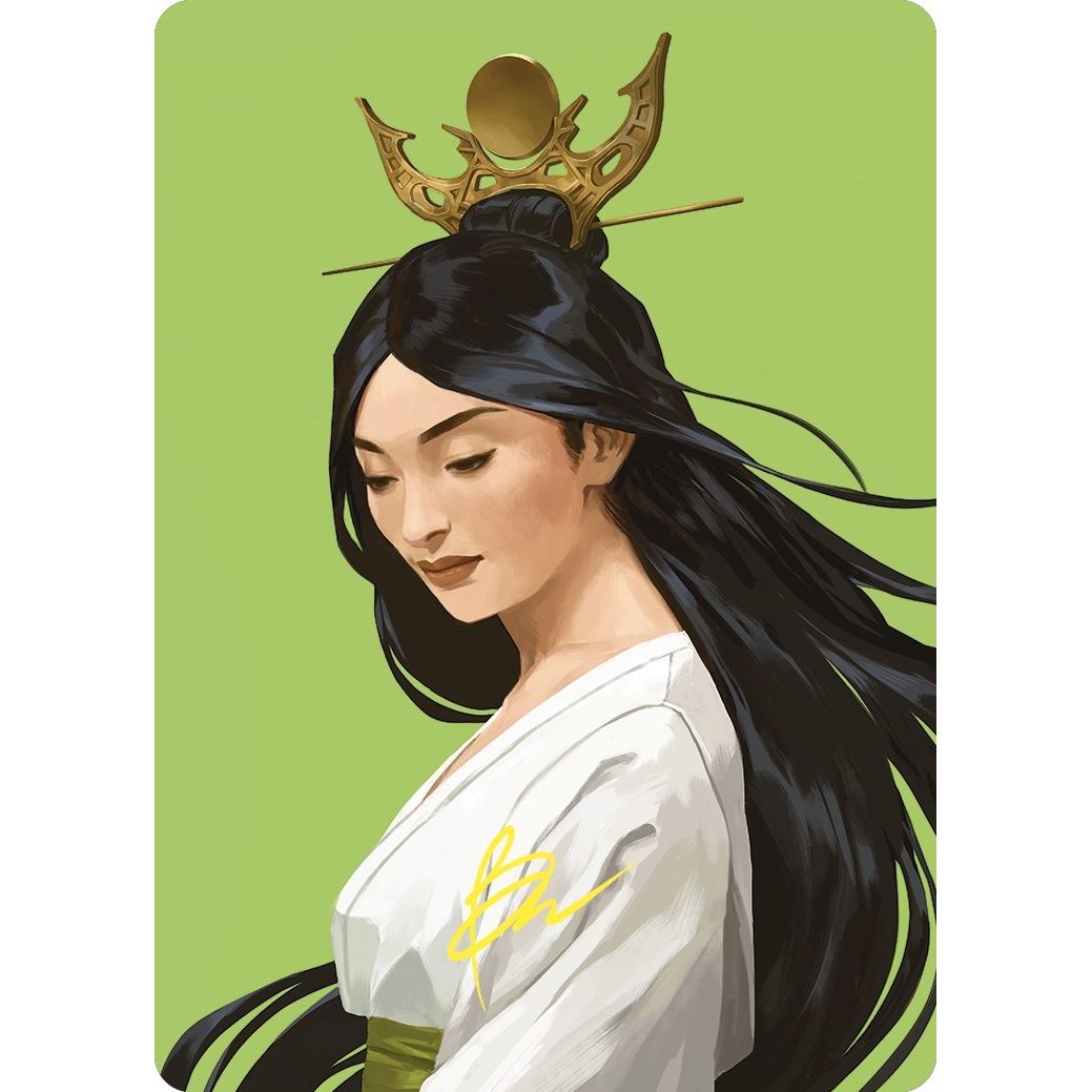 Image for Azusa, Lost but Seeking Art Card (Gold-Stamped Signature) (56) (ASCMM) - Magic: The Gathering
