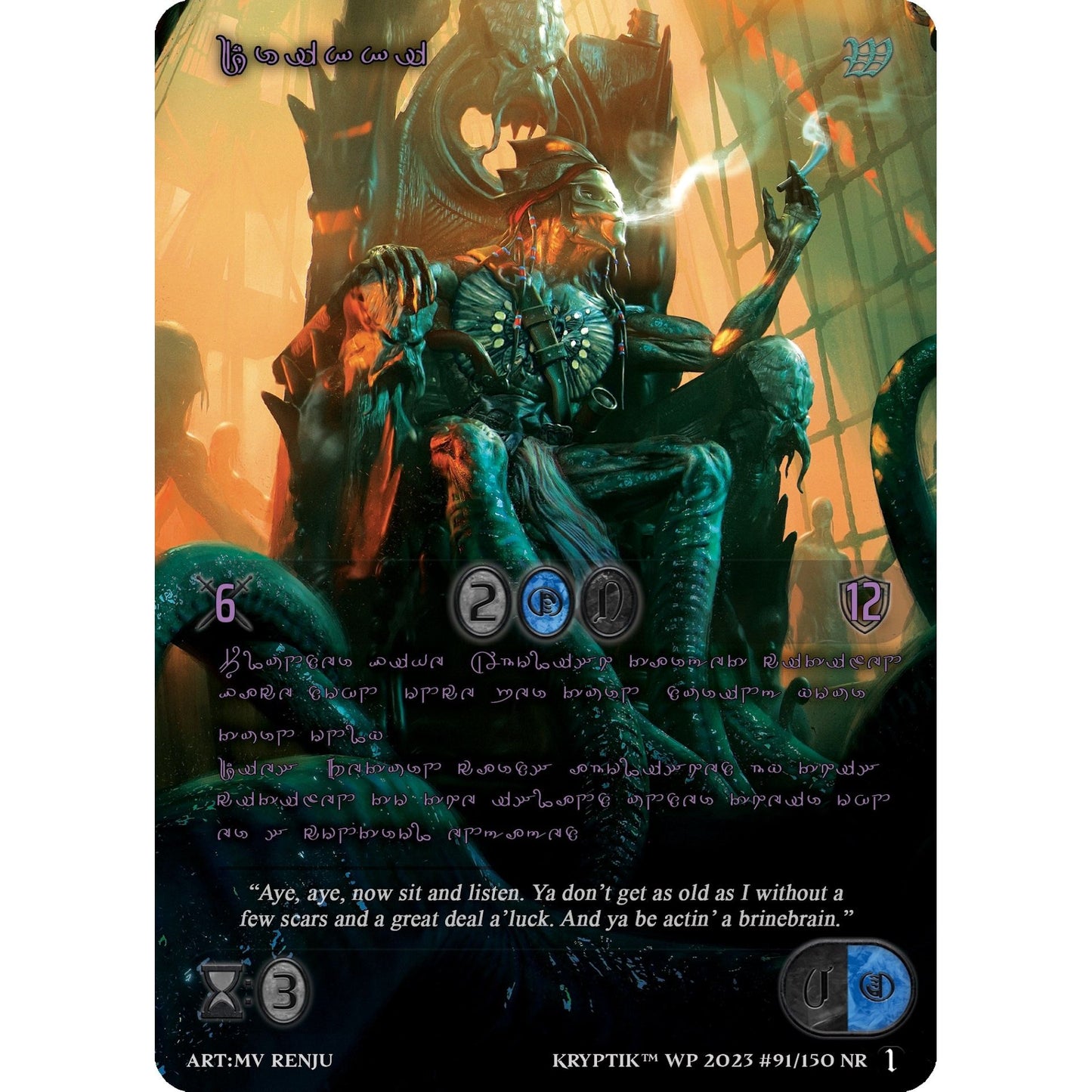 Image for Drikki (Purple Kryptik Language) (91) - Kryptik TCG