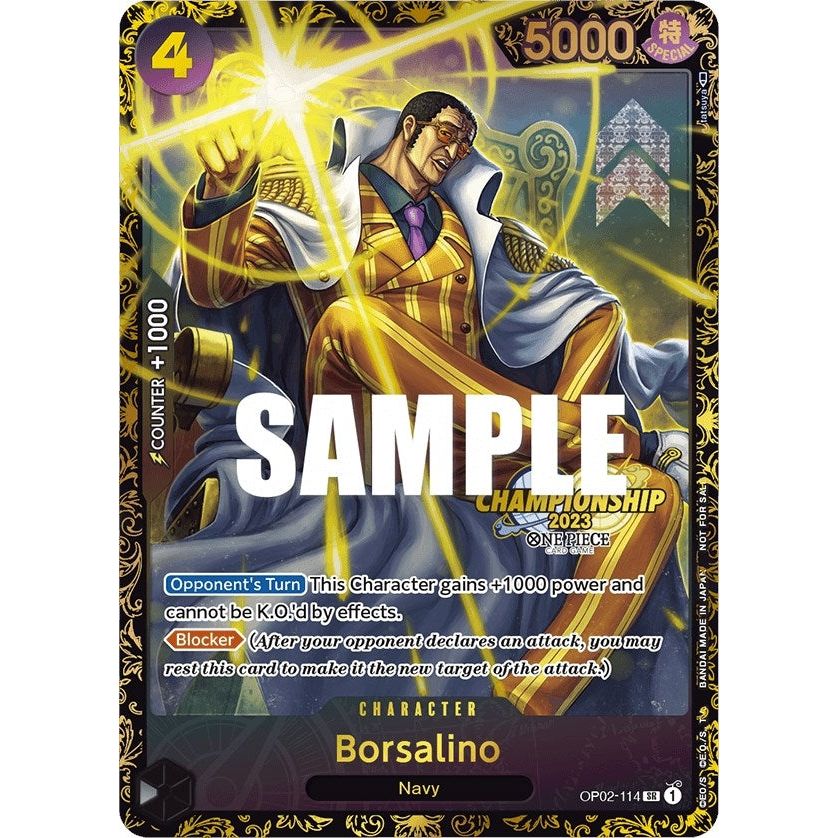 Image for Borsalino (Championship 2023) (OP02-114) (OP-PR) - One Piece Card Game