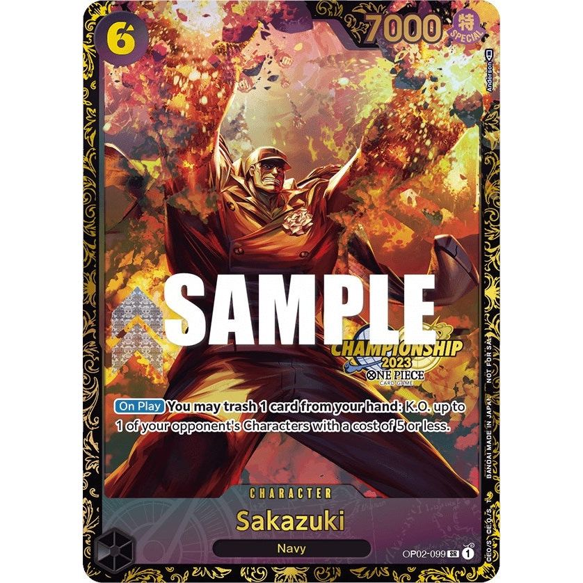 Image for Sakazuki (Championship 2023) (OP02-099) (OP-PR) - One Piece Card Game