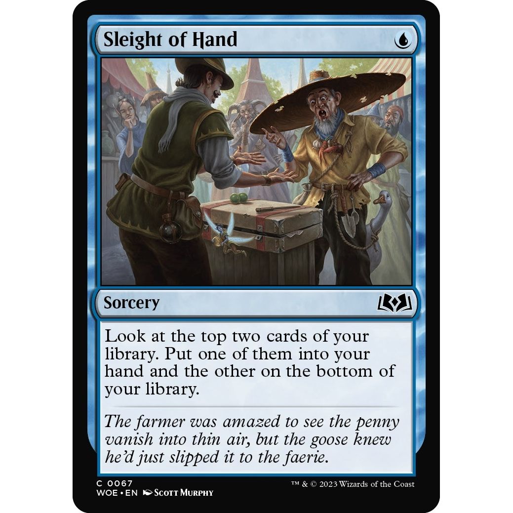 Image for Sleight of Hand (67) (WOE) - Magic: The Gathering