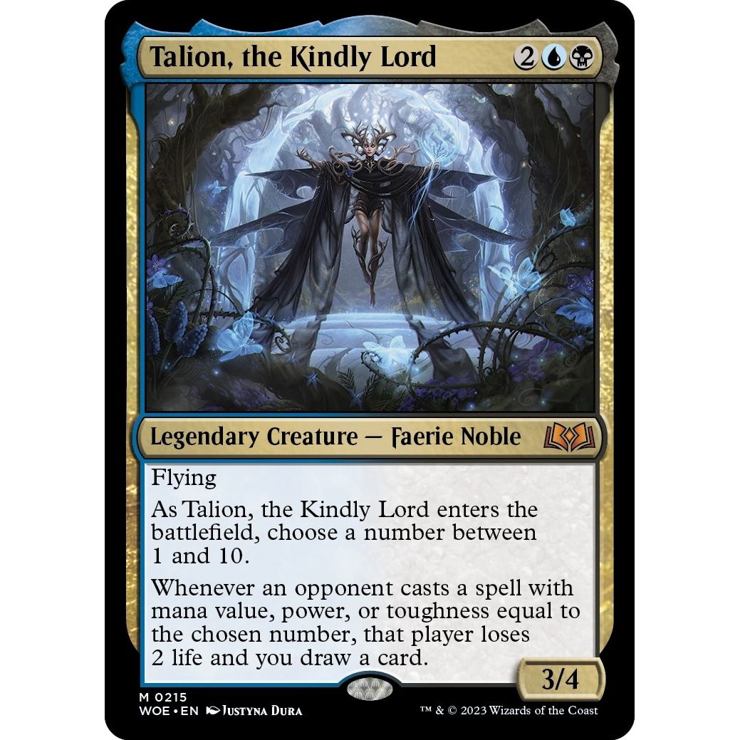 Image for Talion, the Kindly Lord (215) (WOE) - Magic: The Gathering