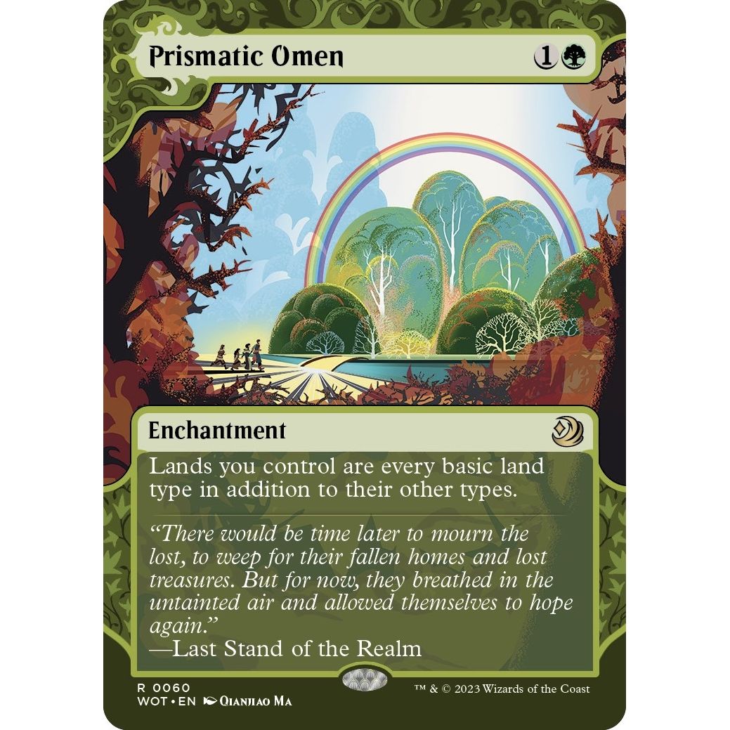 Image for Prismatic Omen (60) (WOT) - Magic: The Gathering