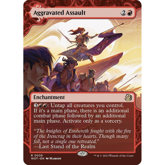 Image for Aggravated Assault (39) (WOT) - Magic: The Gathering