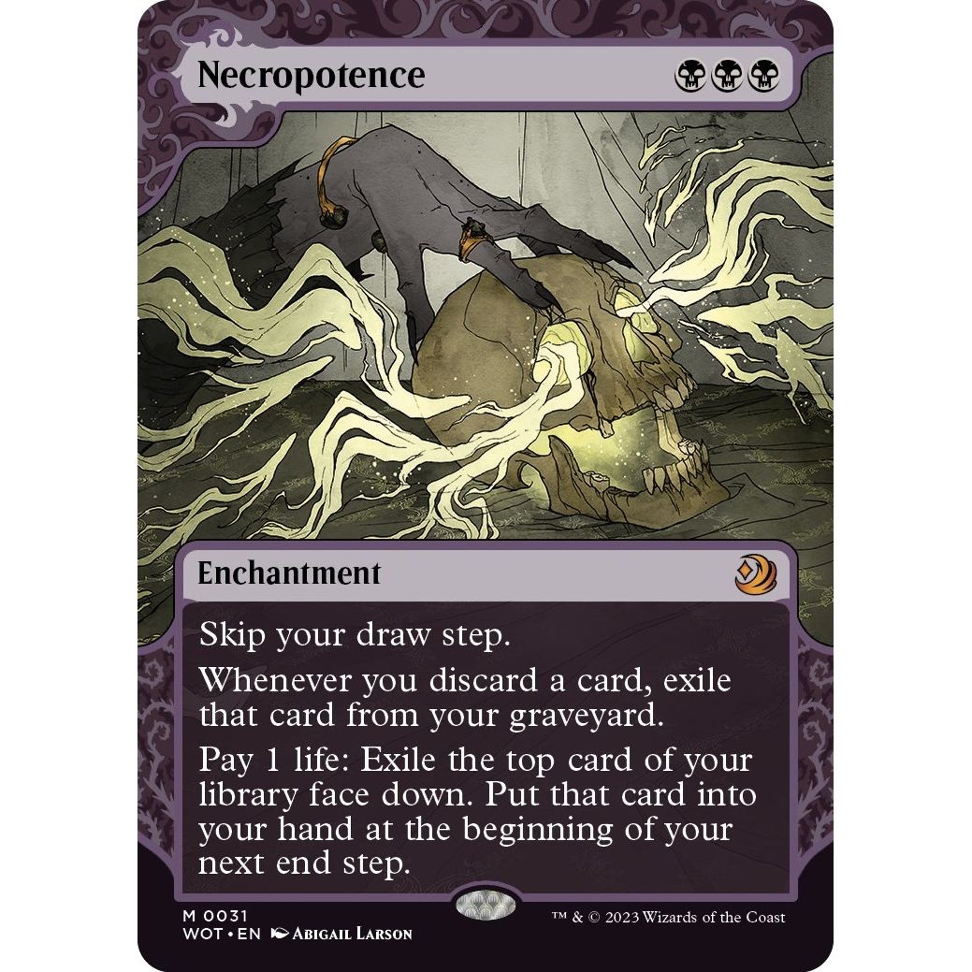 Image for Necropotence (31) (WOT) - Magic: The Gathering