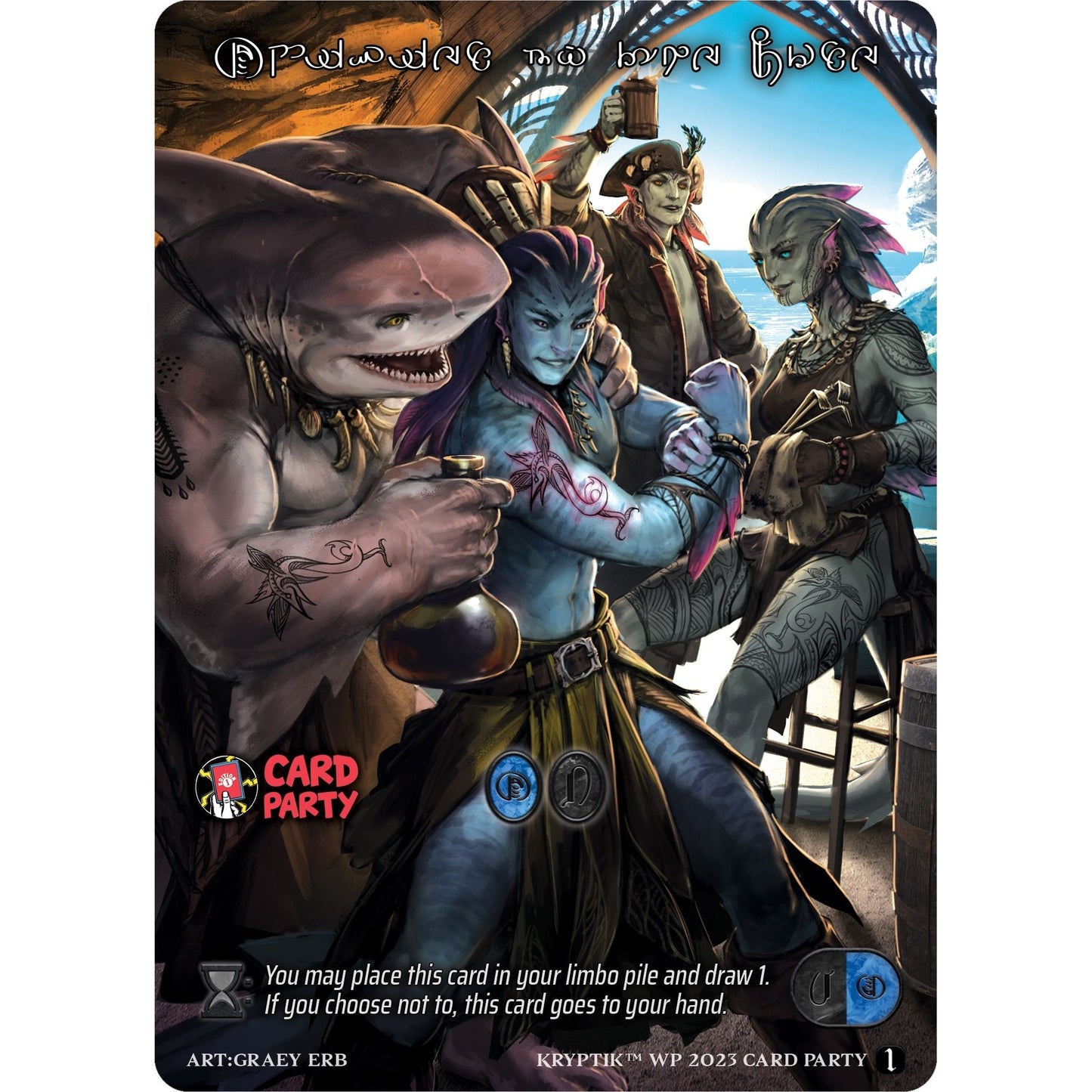 Image for Card Party Unified by the Code (Glass Foil) - Kryptik TCG
