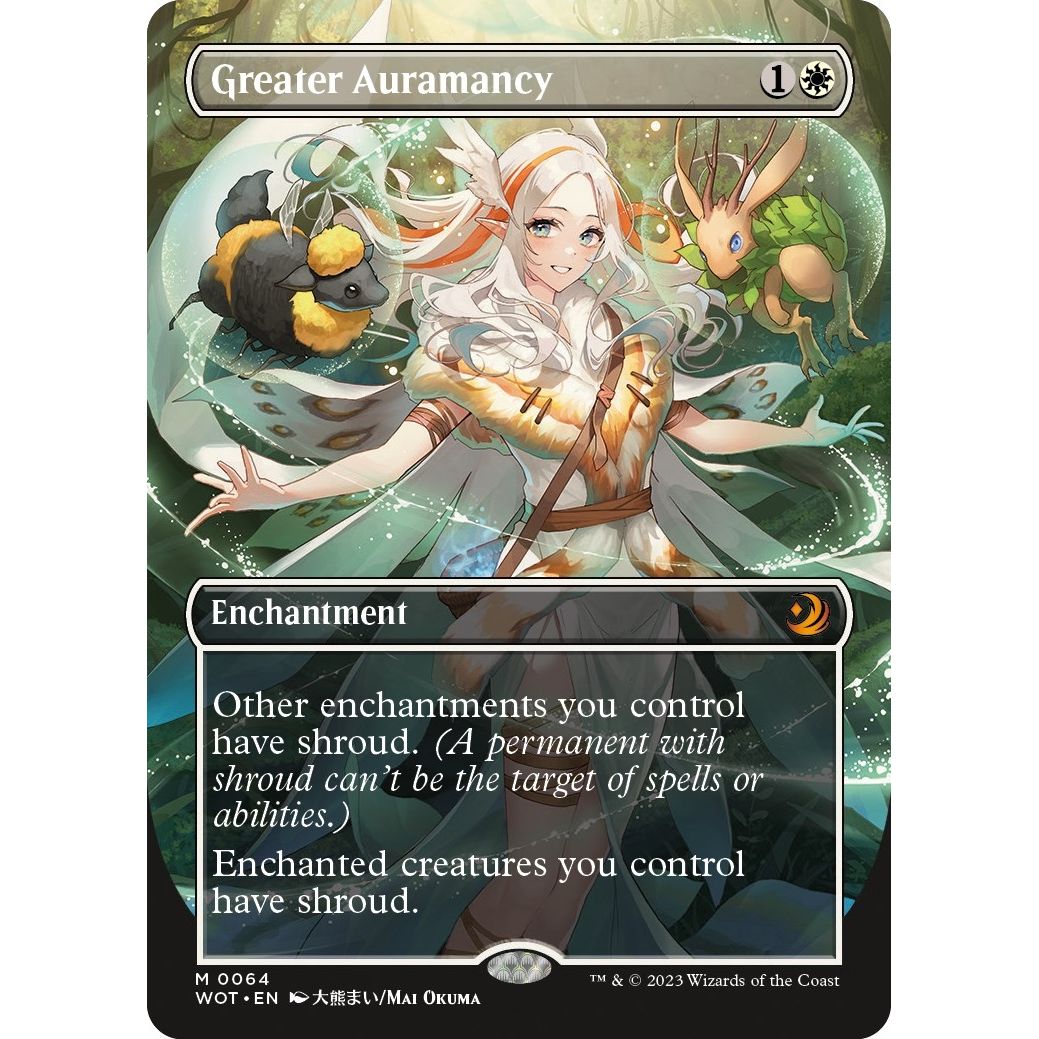 Image for Greater Auramancy (Anime Borderless) (64) (WOT) - Magic: The Gathering
