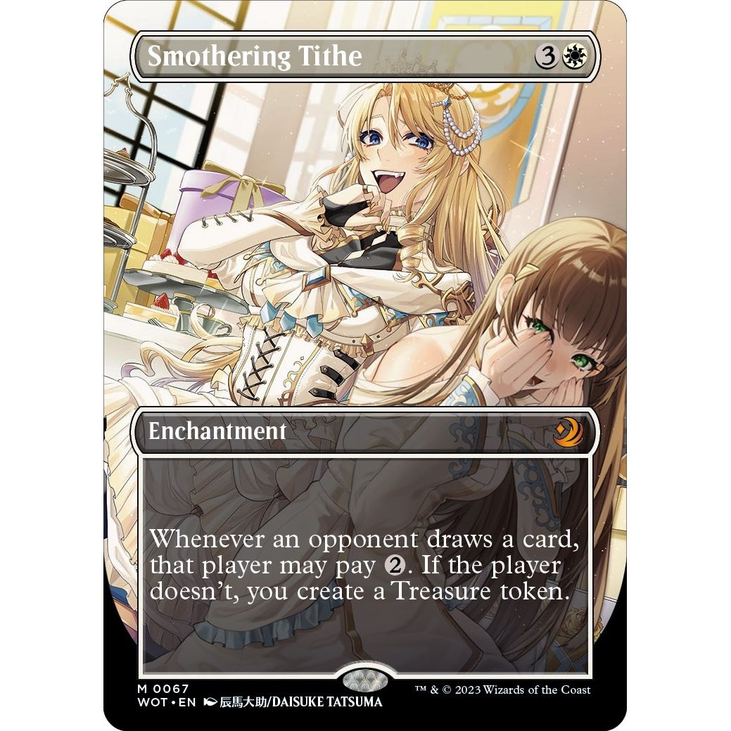 Image for Smothering Tithe (Anime Borderless) (67) (WOT) - Magic: The Gathering