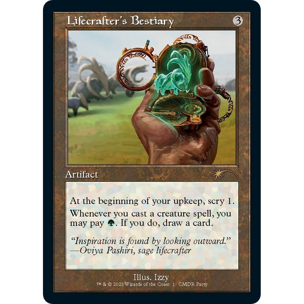 Image for Lifecrafter's Bestiary (Retro Frame) (1) (WPN) - Magic: The Gathering
