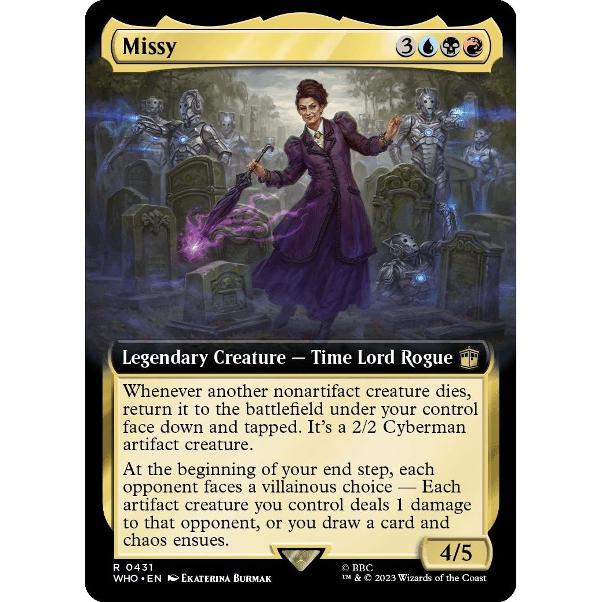 Image for Missy (Extended Art) (431) (WHO) - Magic: The Gathering