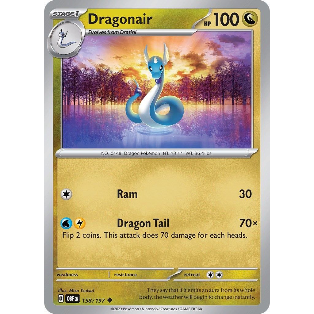 Image for Dragonair (158/197) (OBF) - Pokemon