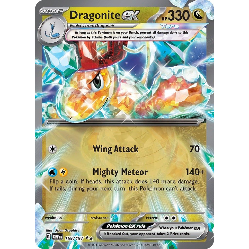 Image for Dragonite ex (159/197) (OBF) - Pokemon