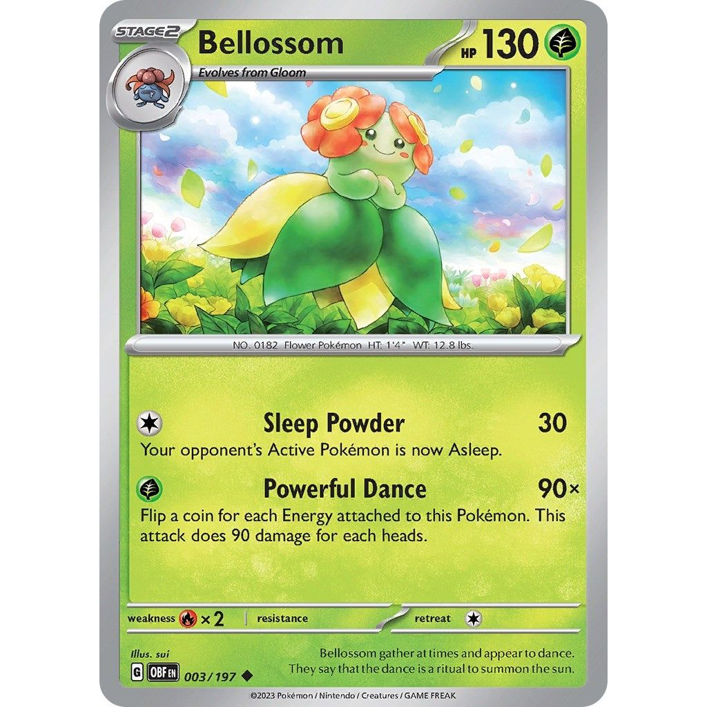 Image for Bellossom (003/197) (OBF) - Pokemon