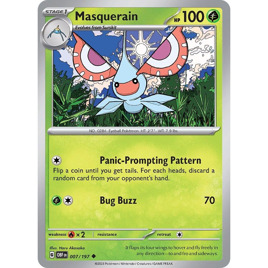 Image for Masquerain (007/197) (OBF) - Pokemon