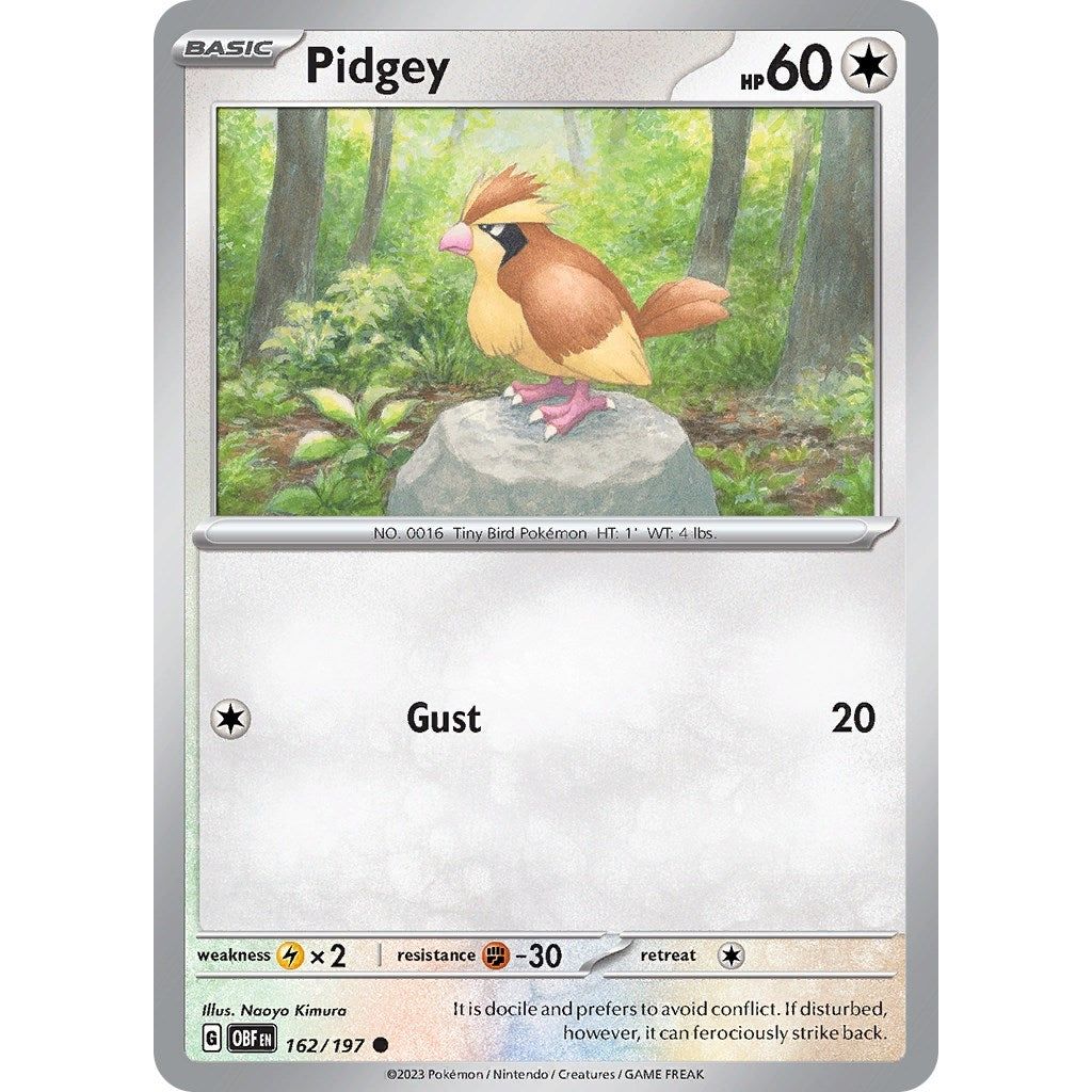 Image for Pidgey (162/197) (OBF) - Pokemon