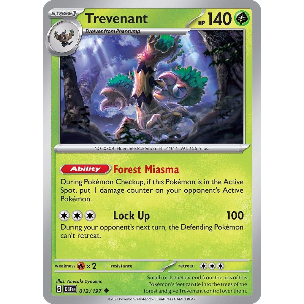 Image for Trevenant (012/197) (OBF) - Pokemon