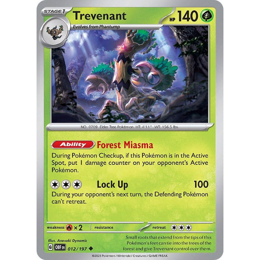 Image for Trevenant (012/197) (OBF) - Pokemon