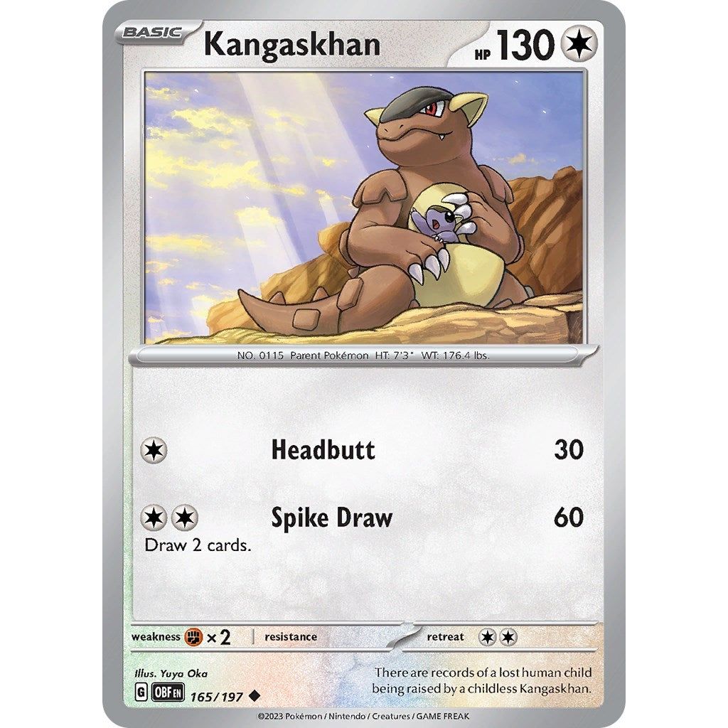 Image for Kangaskhan (165/197) (OBF) - Pokemon
