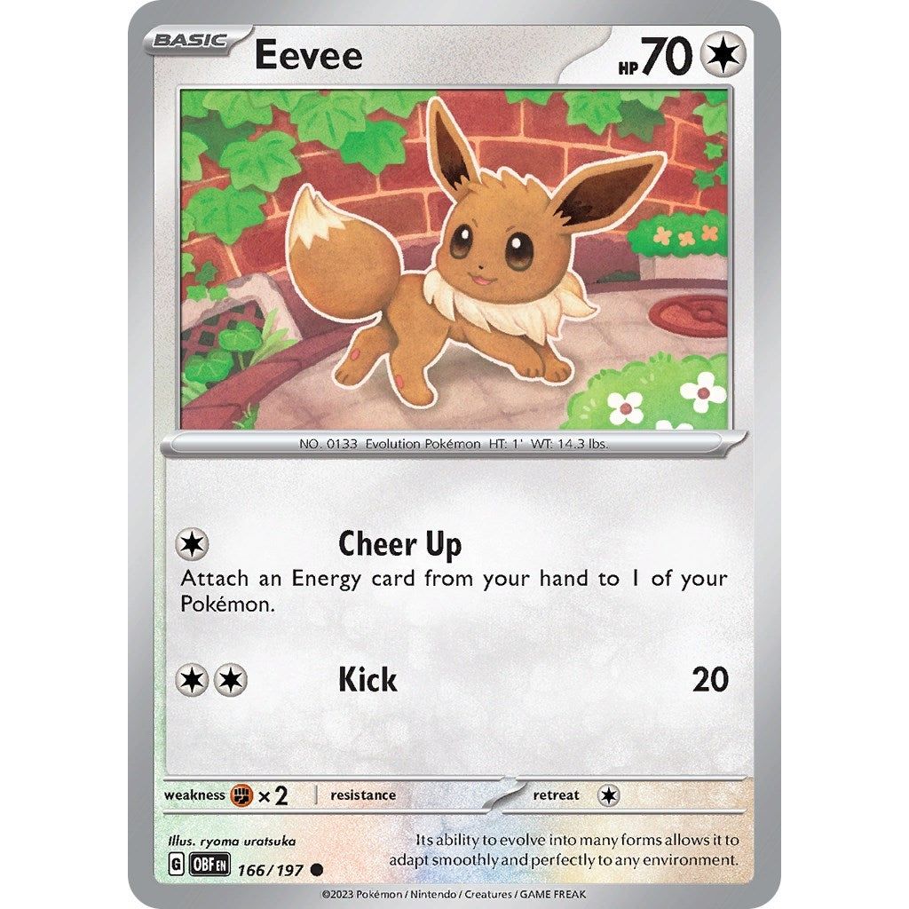 Image for Eevee (166/197) (OBF) - Pokemon