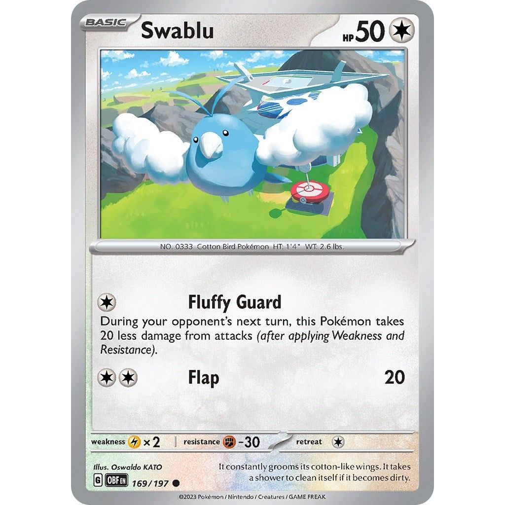 Image for Swablu (169/197) (OBF) - Pokemon
