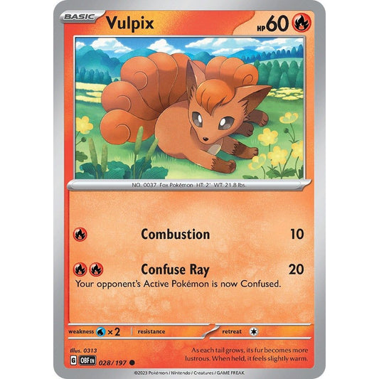 Image for Vulpix (028/197) (OBF) - Pokemon
