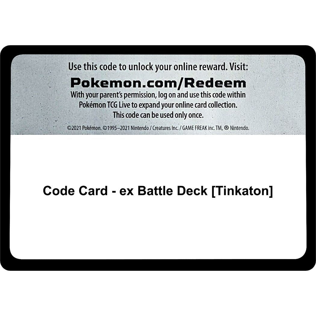 Image for Code Card - ex Battle Deck [Tinkaton] (MCAP) - Pokemon