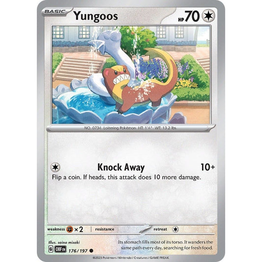 Image for Yungoos (176/197) (OBF) - Pokemon