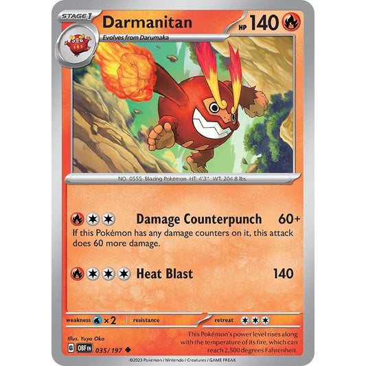 Image for Darmanitan (035/197) (OBF) - Pokemon