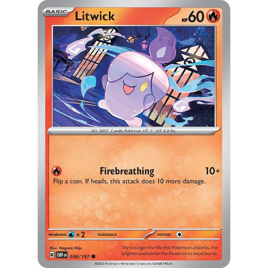 Image for Litwick (036/197) (OBF) - Pokemon