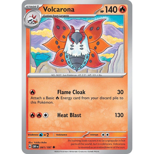 Image for Volcarona (041/197) (OBF) - Pokemon