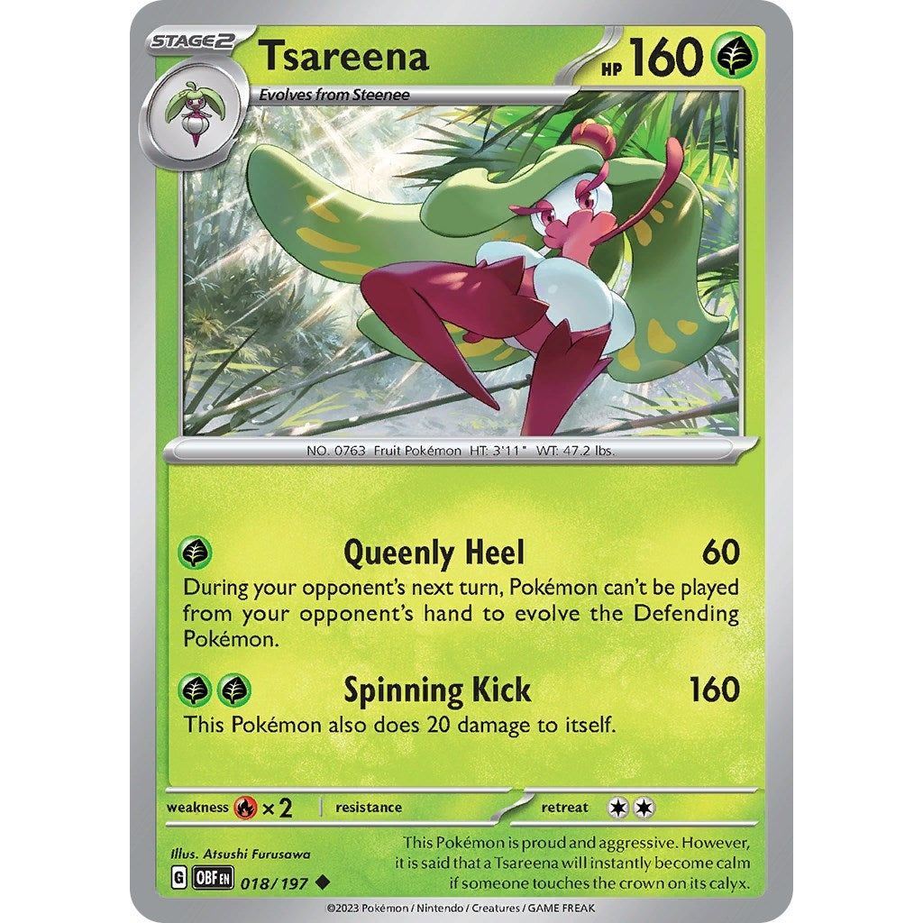 Image for Tsareena (018/197) (OBF) - Pokemon