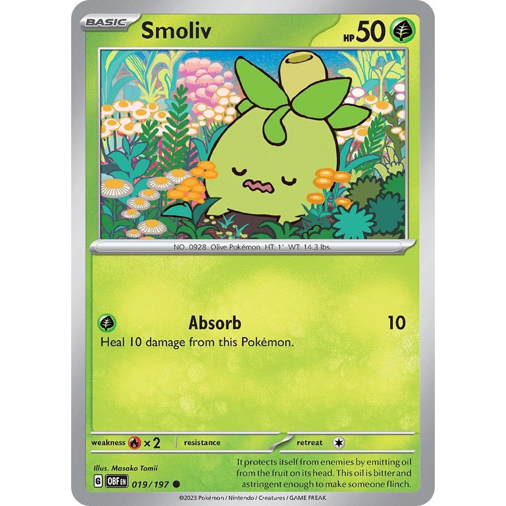 Image for Smoliv (019/197) (OBF) - Pokemon