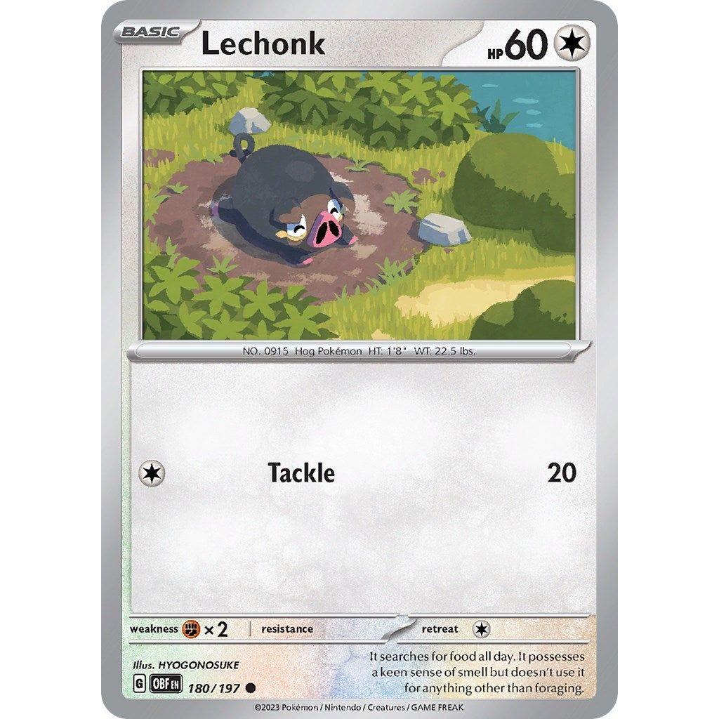 Image for Lechonk (180/197) (OBF) - Pokemon