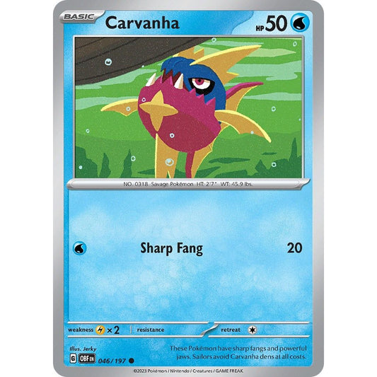 Image for Carvanha (046/197) (OBF) - Pokemon