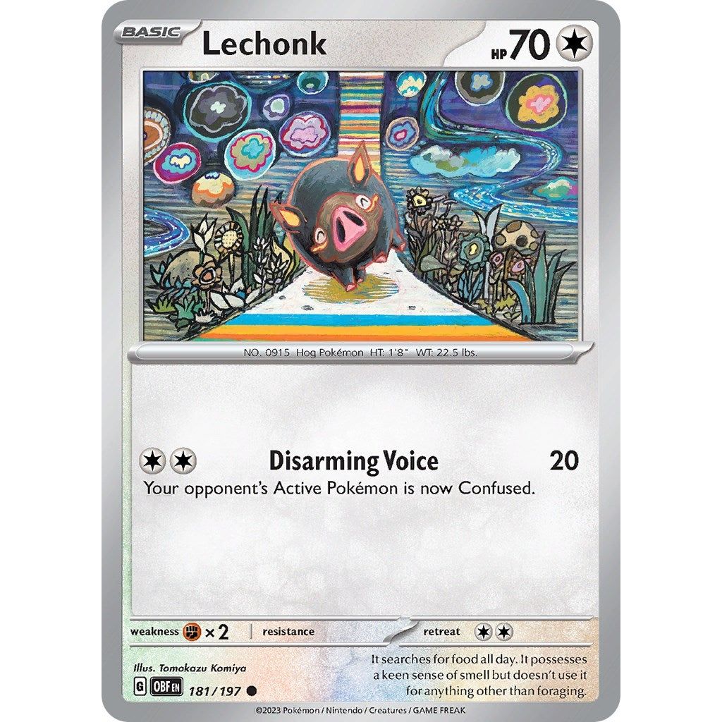 Image for Lechonk (181/197) (OBF) - Pokemon