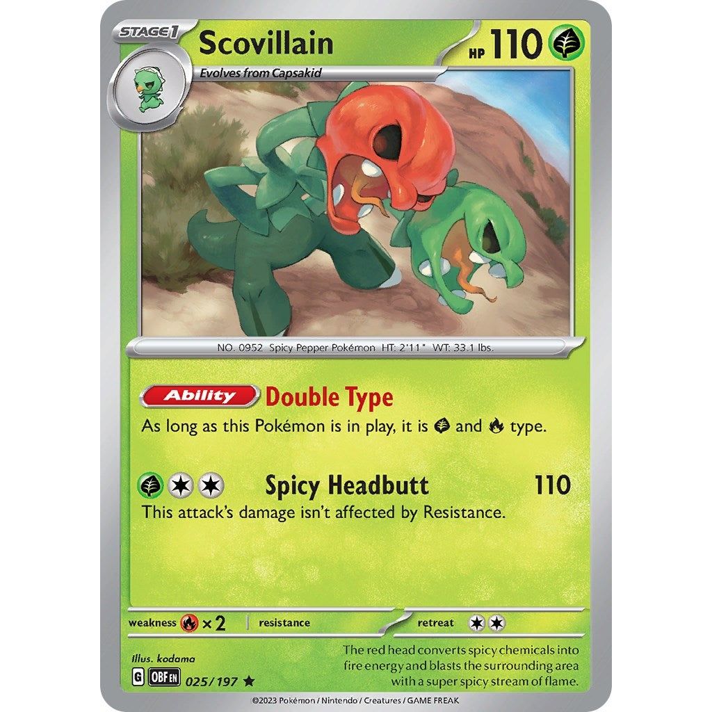 Image for Scovillain (025/197) (OBF) - Pokemon