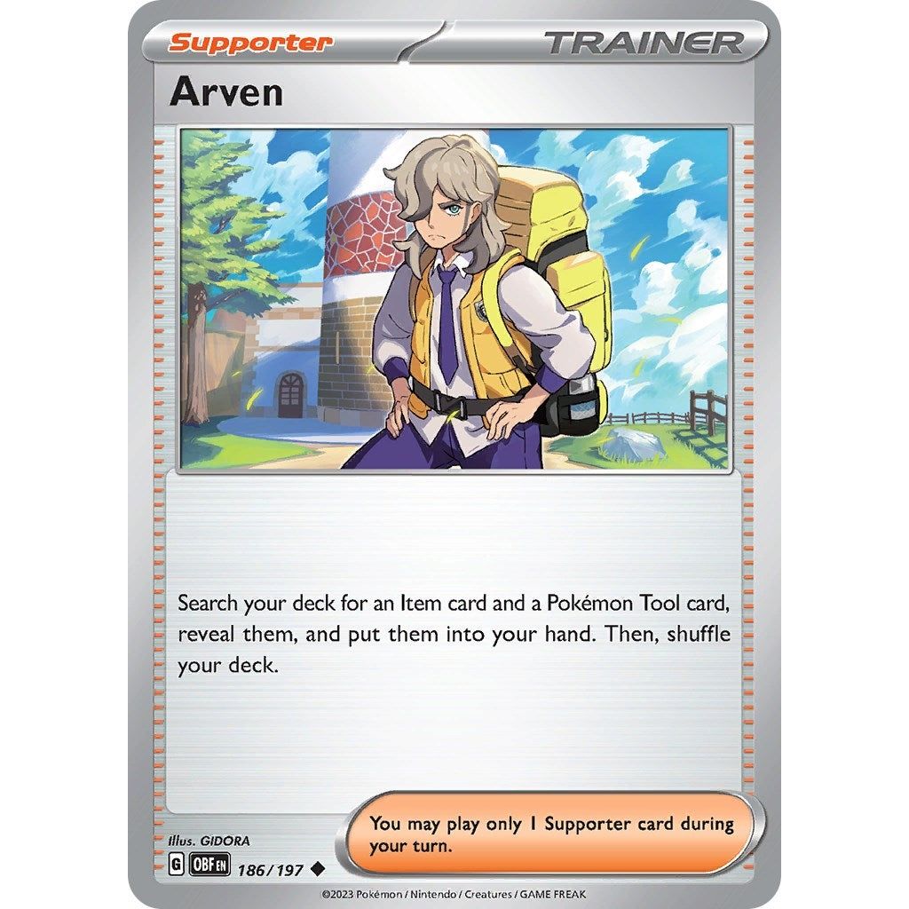 Image for Arven (186/197) (OBF) - Pokemon