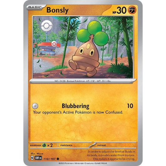 Image for Bonsly (110/197) (OBF) - Pokemon