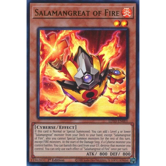 Image for Salamangreat of Fire (LD10-EN001) (LD10) - YuGiOh