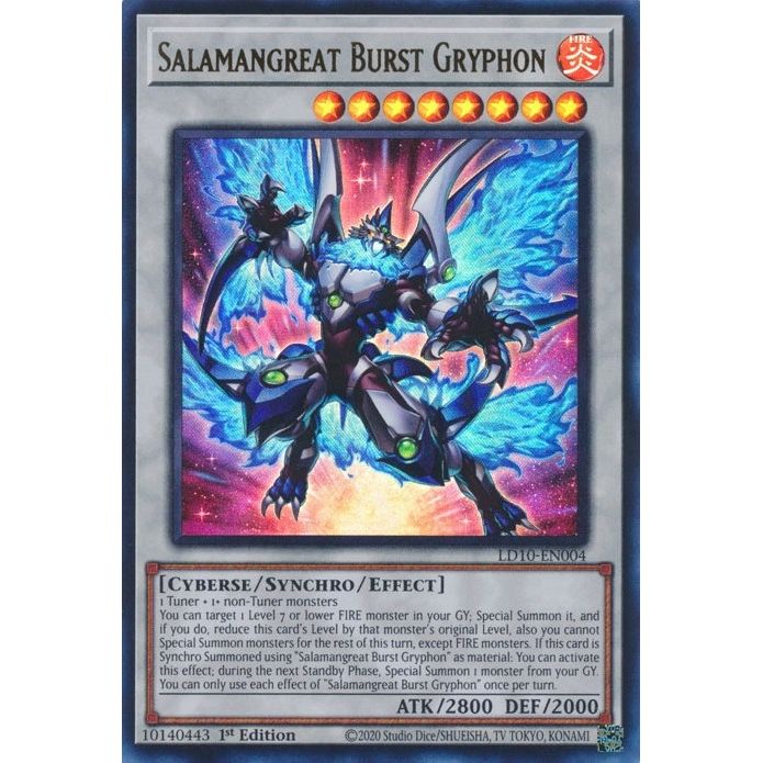 Image for Salamangreat Burst Gryphon (LD10-EN004) (LD10) - YuGiOh