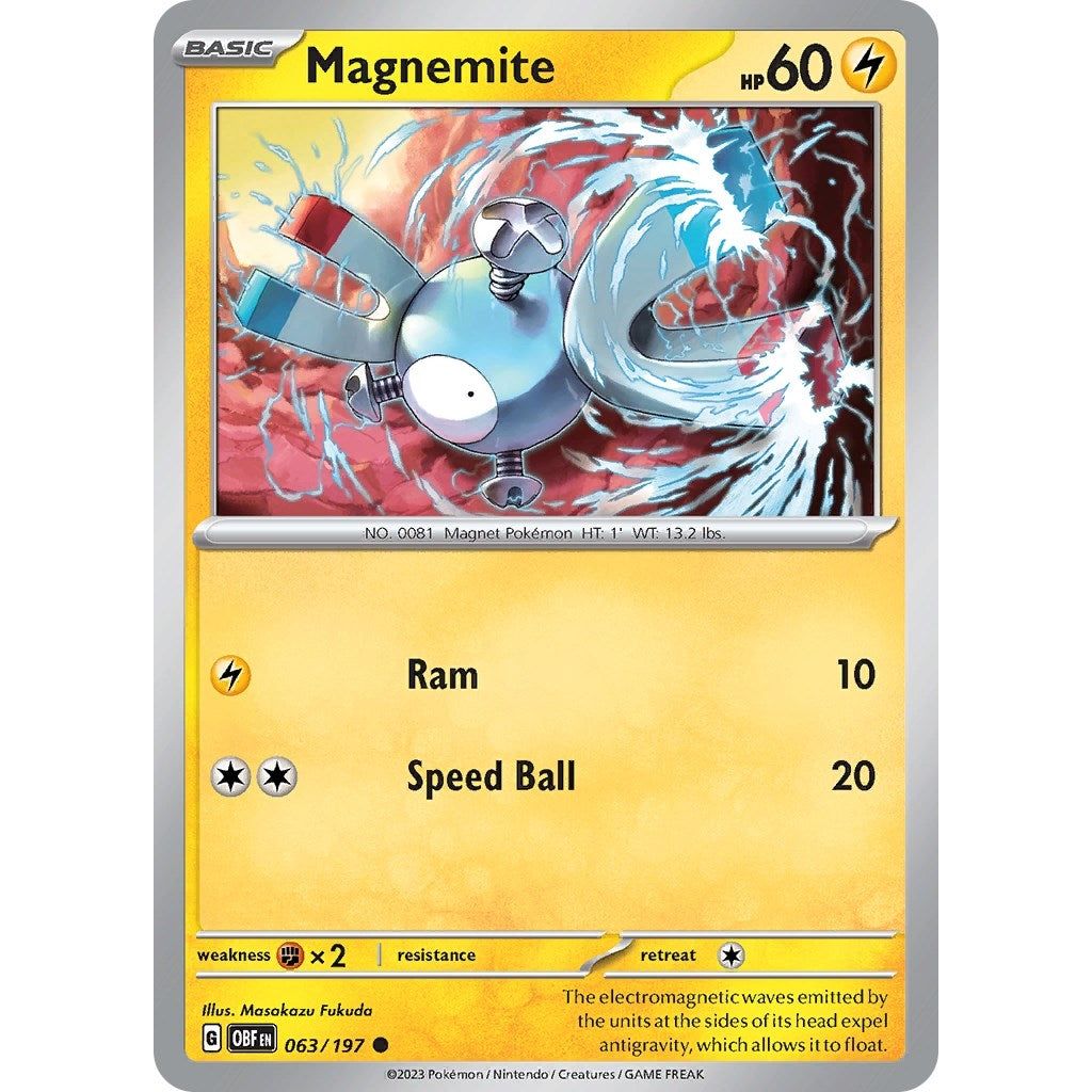 Image for Magnemite (063/197) (OBF) - Pokemon