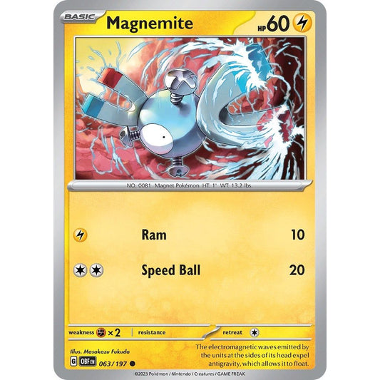 Image for Magnemite (063/197) (OBF) - Pokemon