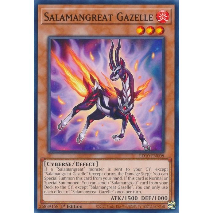 Image for Salamangreat Gazelle (LD10-EN008) (LD10) - YuGiOh