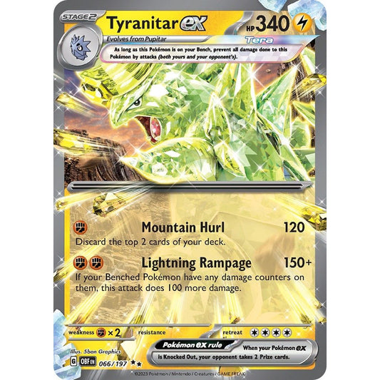 Image for Tyranitar ex (066/197) (OBF) - Pokemon