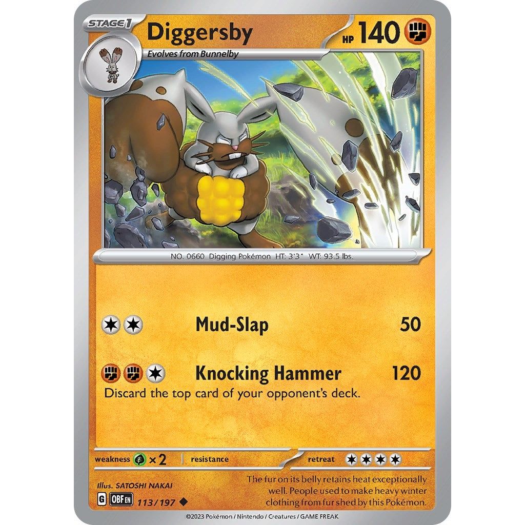 Image for Diggersby (113/197) (OBF) - Pokemon