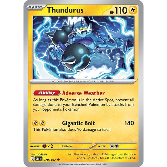 Image for Thundurus (070/197) (OBF) - Pokemon