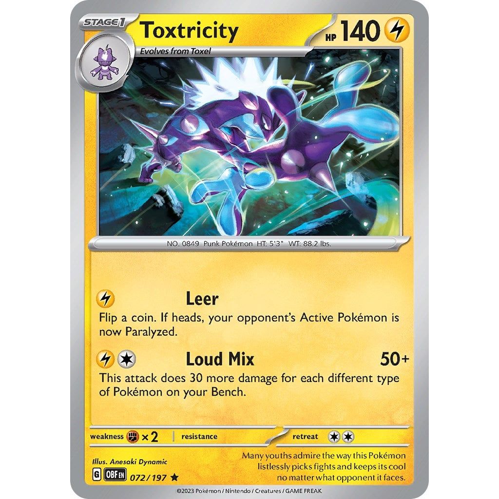 Image for Toxtricity (072/197) (OBF) - Pokemon