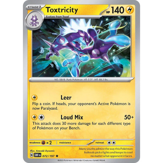 Image for Toxtricity (072/197) (OBF) - Pokemon