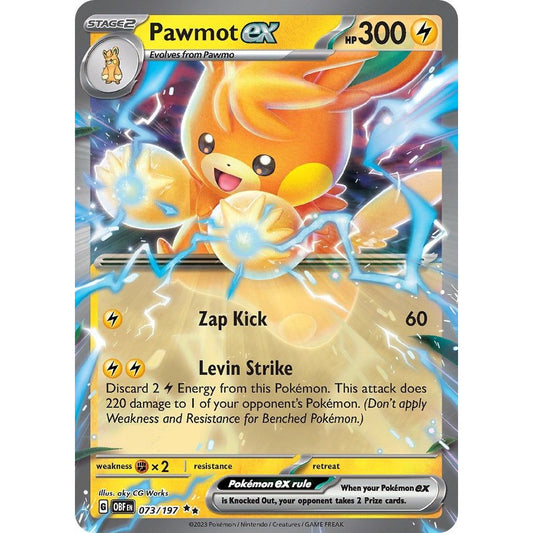 Image for Pawmot ex (073/197) (OBF) - Pokemon